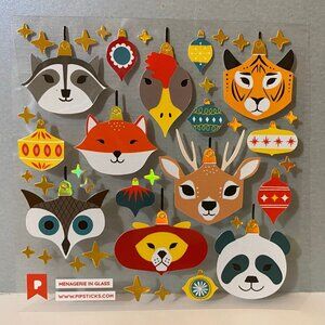 Pipsticks Menagerie In Glass Stickers